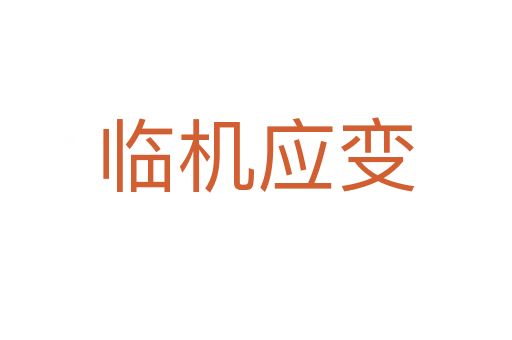 臨機應(yīng)變